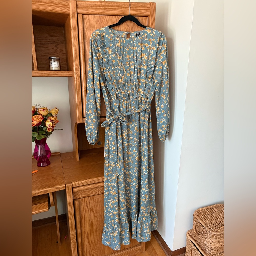 Floral Long Sleeve Dress